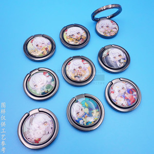 Sailor Moon Anime Round <b>Phone</b> Holder Zinc Alloy <b>Ring</b> Buckle 360 Degree Rotating Finger Stand Clamp Mount - Product Image 1