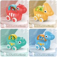 Jouets en plastique pour enfants, voiture dinosaure, voiture à tirer, voitures dinosaures avec tapis de jeu, sac de rangement pour enfants