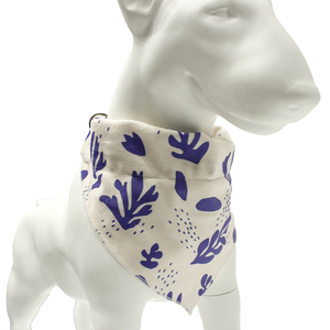 맞춤형 인쇄 로고 개 반다나 격자 무늬 승화 면 머리 스카프 목걸이 여름 겨울-애완 동물 의류 액세서리 용 - Product Image 1