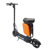 Trottinettes électriques pliantes avec siège, fabriquées en Chine, pour la conduite en ville, 2 roues, batterie au lithium 36V5.2AH, moteur 350W, vitesse maximale 25 km/h