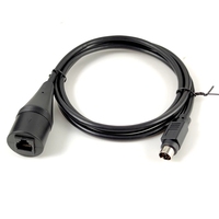 Câble réseau MIDI mâle-femelle personnalisé Mini DIN 6 broches vers RJ11 RJ12 6P6C 6 broches