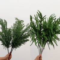 Pommes de pin artificielles, branches et feuilles de sapin chinois, feuilles pour arrangements floraux sur le thème de la forêt, décoration de chambre d'hôtel