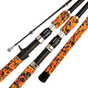Eau douce 2.1m 2.28m 2.4m 2.7m Spinning Casting Rod Snakehead Rod XXH Carbon Fiber Fishing Snakehead Rod pour les zones de mauvaises herbes - Product Image 4
