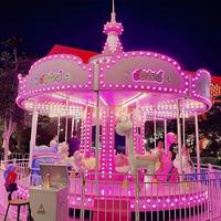 Manège Commercial de Luxe pour Enfants, Jeux de Fête Foraine Extérieurs, Équipement de Manège à Chevaux pour Enfants à Prix Avantageux à Vendre