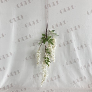 LO-773 Guirnalda de Flores Artificiales de Wisteria, Realistas, Hechas a Mano, con Tacto Natural, para Decoración de Bodas y Hogar, Venta al Por Mayor de Fábrica - Product Image 4