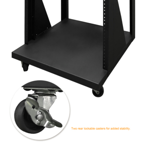 Soporte estable y antideslizante MX-4B de 19 pulgadas para montaje en rack de servidor/mesa mezcladora de estudio de marco abierto - Product Image 6