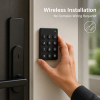Clavier sans fil TTLOCK WK2 à code numérique, installation facile, déverrouillage BLE, compatible avec les appareils intelligents TT, clavier électronique intelligent