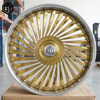 Rines Forjados Personalizados GY Deep Dish, Rines Duraderos para Automóvil de 18 19 20 21 22 Pulgadas 5x112 5x120 5x130 para la Serie Clase S Maybach