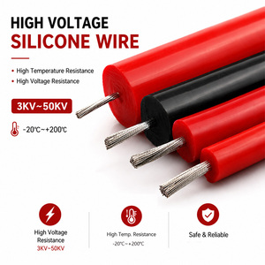 <span class=keywords><strong>Fil</strong></span> haute tension DC en Silicone souple 5/15/25/30/50KV <span class=keywords><strong>fil</strong></span> haute température <span class=keywords><strong>fil</strong></span> d'<span class=keywords><strong>allumage</strong></span> moteur plomb - Product Image 2