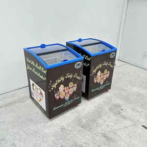 Venta caliente Visi Ice Cream Glass Door <span class=keywords><strong>Horizontal</strong></span> <span class=keywords><strong>Mini</strong></span> Popsicle Vertical Display Freezer para tienda de conveniencia - Product Image 6