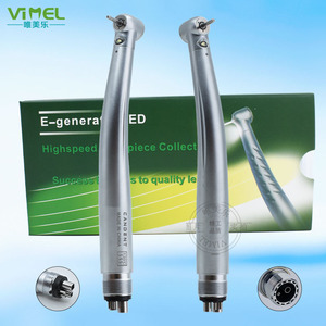 Pieza de mano dental de alta velocidad VIMEL con 24 orificios, luz LED, rodamiento cerámico y motor neumático para uso en clínicas dentales - Product Image 1