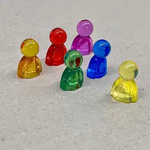Hot Sale Plastic Pawn Role-playing Props For Board Game Learning Game Pieces