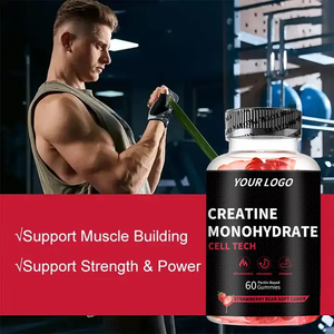 กัมมี่คาเฟอีนครีเอตินฮาลาลไฮเดรตสำหรับวีแกน <span class=keywords><strong>Creatine</strong></span> เบต้า-อะลานีนกัมมี่ก่อนงานกัมมี่คาเฟอีนครีเอทีน - Product Image 4