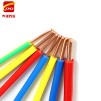 Elektrisches Kabel und Draht H07V-U H07V-R-K Kupferkernleitung 1,5mm 2,5mm 4mm 6mm 10mm Einadriges Kupfer-PVC-Hausverkabelung