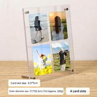 Vente en gros de présentoir à badges en acrylique, support de cadre photo personnalisable pour Manga Anime Pin Collection Home Shelf Decor