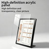 Table Top Petite Publicité Marque Affiche Stand Acrylique Table Carte Affichage Carte Activité Debout Carte