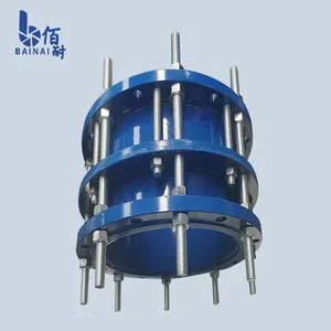 stainless steel light self-restrained iron double flanged ductile iron dismantling joint