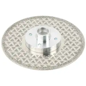 5-230MM Diameter Electroplated Flange Marble Granite Diamond Cut Saw Blade Cutting Disc Flange cutting disc