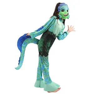 Costume for Children Halloween Party Cosplay Two-piece Jumpsuit Tik Tok Easter Party Funny Clothing