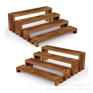 Wooden <b>Spice</b> <b>Rack</b> 4 Layers Multi Functional Storage Organizer For <b>Kitchen</b> Countertop - Product Image 5