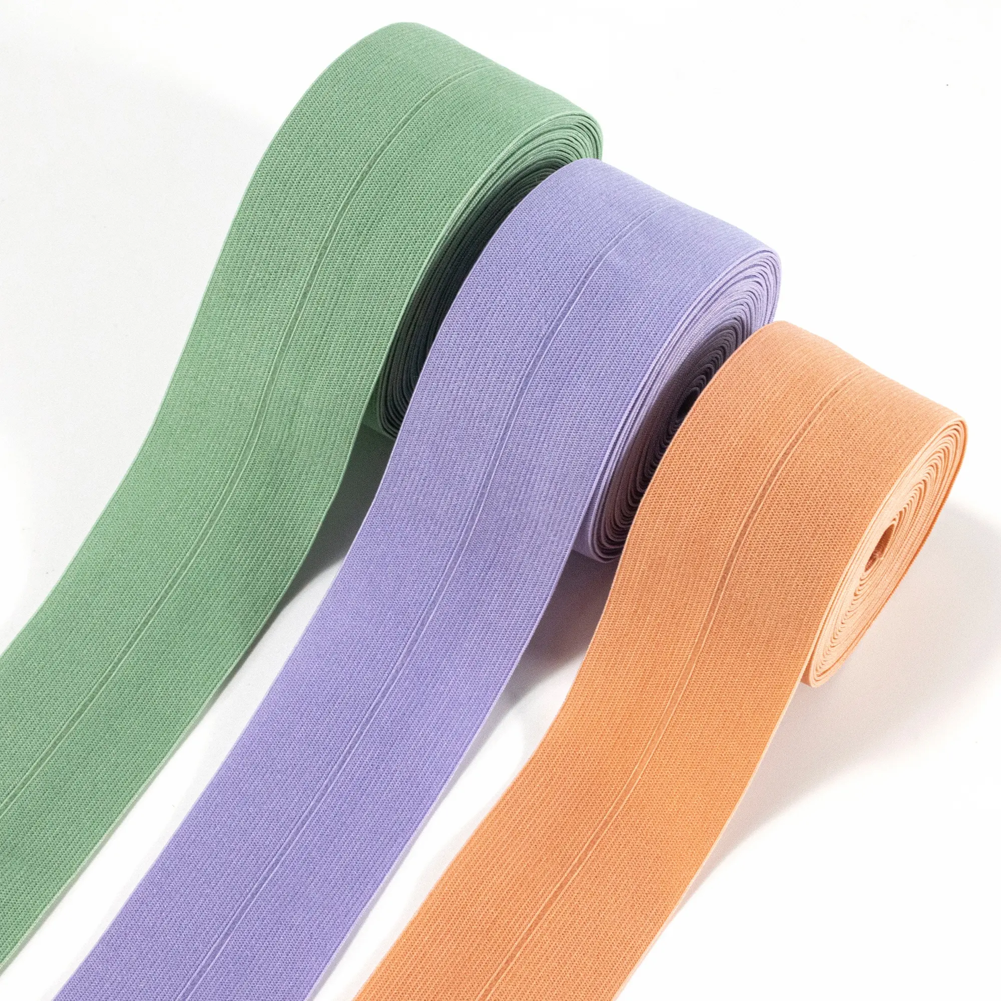 Wholesale clothing accessories rubber band underwear dress edging folded over elastic band ribbon
