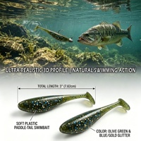 Moule pour leurres en plastique souple - Moule facile à utiliser pour la fabrication de leurres en plastique souple |   Kit de fabrication de leurres de type T-tail |   Aucun huile de dégazage nécessaire