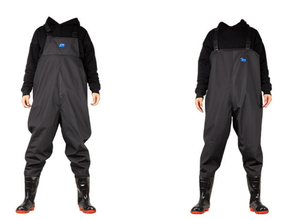 Pantalon de pluie et de wading <span class=keywords><strong>pour</strong></span> homme, une pièce, bleu, intégral, épaissi, imperméable, avec fermeture à sangle, en PVC, avec couvre-bottes intégrés, personnalisable, <span class=keywords><strong>pour</strong></span> la plage - Product Image 5