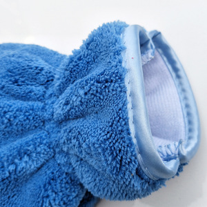 Gant de lavage de voiture en polaire corail épaissie 80g, absorbant, double face, pour le nettoyage des véhicules - Product Image 3