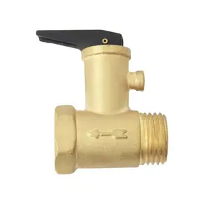 China supplier 1/2 inch brass pressure hydraulic safety valve price for electric water heater