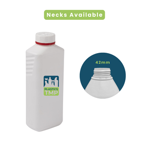 Bouteille carrée en plastique HDPE de 1 L, option de plastique recyclé, fermeture à l'épreuve des enfants, emballage en gros, fournisseur de plastique TMP - Product Image 6