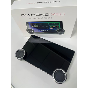 Autoradio Weijunpro Diamond X80 QMetal avec ventilateur, lecteur DVD, GPS, unité centrale, électronique automobile, <span class=keywords><strong>TV</strong></span> - Product Image 1