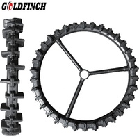 Pneus YHS ROCKWAY 1100x80mm pour repiqueuse de riz, roues pleines en caoutchouc de haute qualité pour pulvérisateur à flèche 110cm, pneus de tracteur, garantie 2 ans