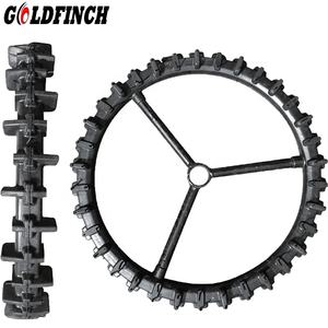 YHS ROCKWAY 110cm Yüksek Kaliteli Çelik Tarım Traktörü Lastikleri Çeltik Tarlası İçin Kauçuk Dolu Tekerlekler 2 Yıl Garantili - Product Image 3