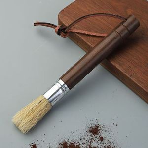 Cepillo para Cafetería con Cerdas de Nylon y Mango de Madera, Herramienta de Limpieza para Molinillo de Café - Product Image 5