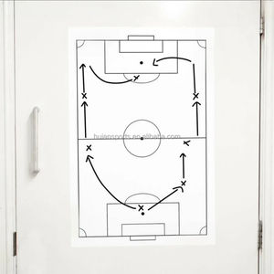 Feuille PVC adhésive 80x60cm pour tactiques de football, durable, portable, pliable, pour entraînements de football sur murs, sols, verre, extérieur - Product Image 5