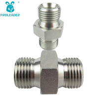 Adaptateur hydraulique haute pression 1B BSP mâle 60 degrés avec joint ou raccord en acier au carbone pour tuyau