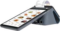Z108 8 pouces + 3.95 Touch Android14 POS Settlement Equipment Terminal, imprimante 58/80mm, module de paiement NFC et QR CODE Checkout