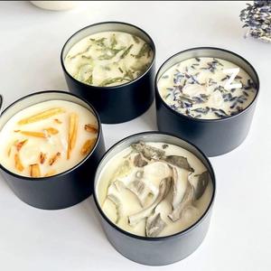 Bougie parfumée artisanale pour mariage, à la sauge, au Palo Santo et au cèdre, en cire de soja, écologique, pour l'aromathérapie, purifie l'air intérieur, en pot - Product Image 4