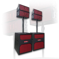 Système de sonorisation Line Array Pro-110 Single 10'' avec caisson de basses actif 18'' pour sonorisation professionnelle en direct