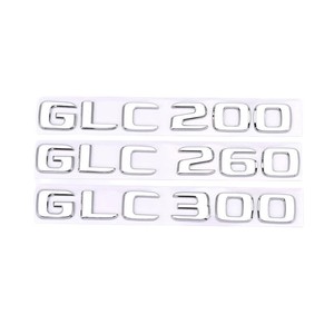 Autocollant de transfert numérique de logo <span class=keywords><strong>Mercedes</strong></span> Benz pour l'arrière des véhicules GLC300L, GLC260L, GLC63S, lettrage modifié, déplacement numérique, qualité C - Product Image 4