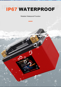 LFP4L-BS 12.8V 2Ah daya Starter baterai lithium sepeda motor lifepo4 CCA155 - Product Image 2