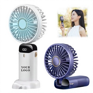 800mAh USB Rechargeable Handheld Portable Fan Personal Battery Operated Mini <b>Small</b> Pocket Fan with 5 Speeds for Outdoor - Product Image 1