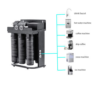 Système RO Quick Fit 600GPD, purificateur minéral alcalin KDF, <span class=keywords><strong>filtre</strong></span> à eau électrique, osmose inverse, plastique domestique sous l'évier, OEM - Product Image 4