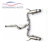 Système d'échappement adapté à la Subaru Leopard WRX 2.5T 2007-2014, silencieux de performance racing, tuyau d'échappement en acier inoxydable