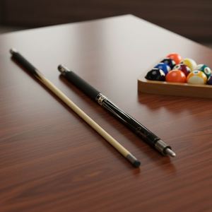 Extremo de Taco de Billar de Fibra de Carbono 3K con Patrón Decorativo, Agarre Ergonómico, Dimensiones Personalizadas, Multifunción para Billar y Snooker - Product Image 2