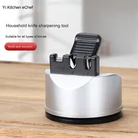 Artefact Home Kitchen's Special Multi-Functional Stainless Steel Suction Cup Holder Quick Outdoor Sharpening Tool 60/80 Grit for