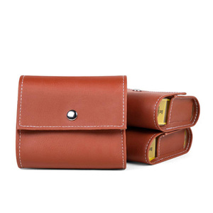 Organizador <span class=keywords><strong>de</strong></span> Pastillas <span class=keywords><strong>de</strong></span> Cuero con 28 Compartimentos, Estuche Semanal para Medicamentos, Portátil, Negro, Tipo Cartera - Product Image 6