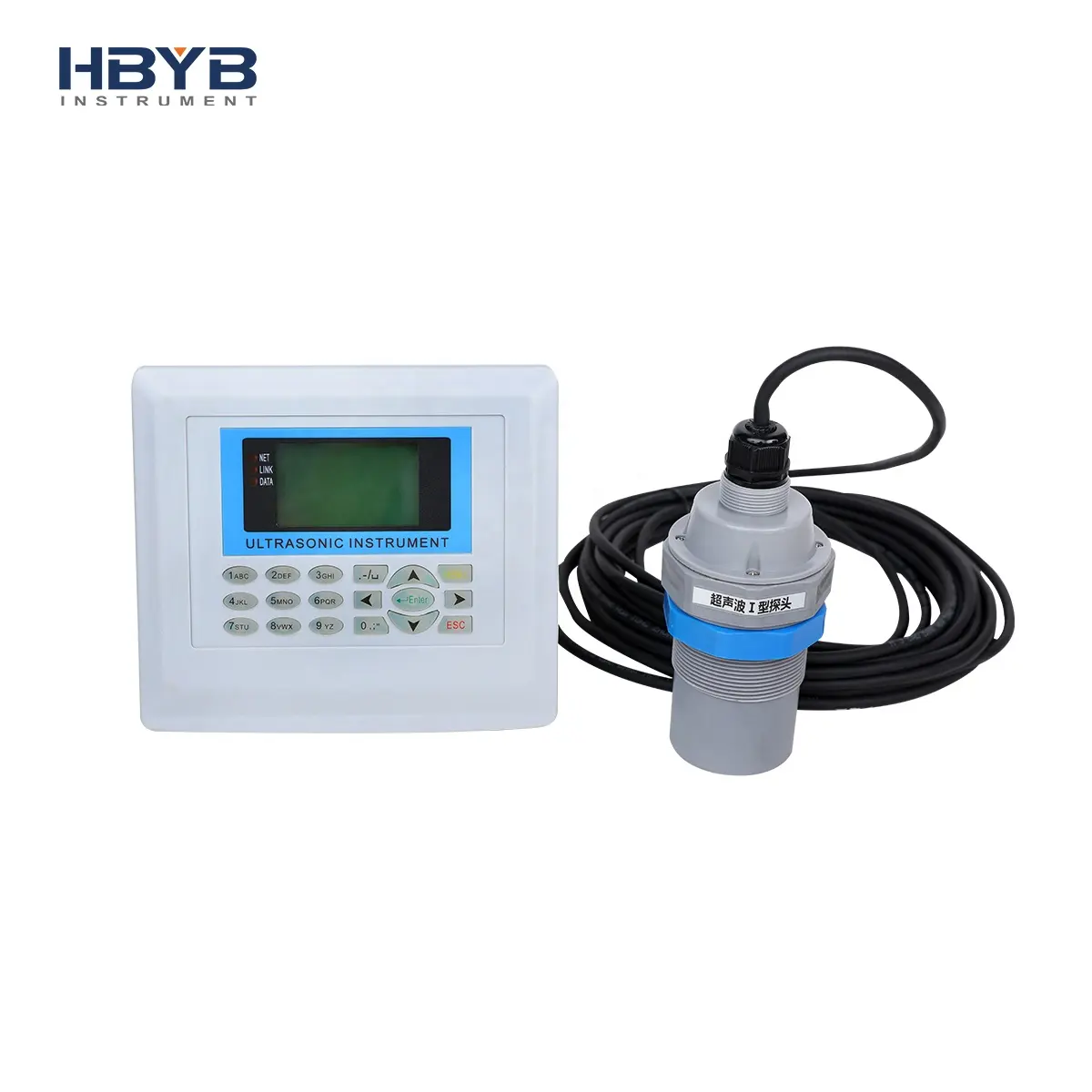Medidor de flujo líquido de 3 pulgadas con Sensor de agua, medidor de flujo ultrasónico de canal abierto de combustible