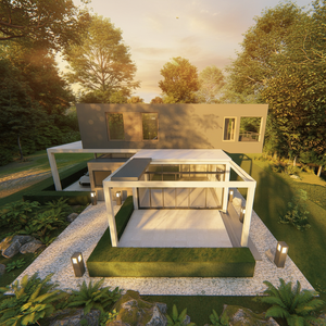 Sweet Home - Nuevo Conector de Metal y Madera <span class=keywords><strong>para</strong></span> Pérgola, Entrega Rápida, Nuevo Estilo, Precio Más Bajo, Pérgola Bioclimática de Aluminio <span class=keywords><strong>para</strong></span> Jardín - Product Image 1