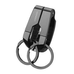 Honest Car Keychain <b>Key</b> Rings Zinc Alloy Black Nickel Sports Style Light Luxury Hook Waist <b>Hanger</b> - Product Image 5